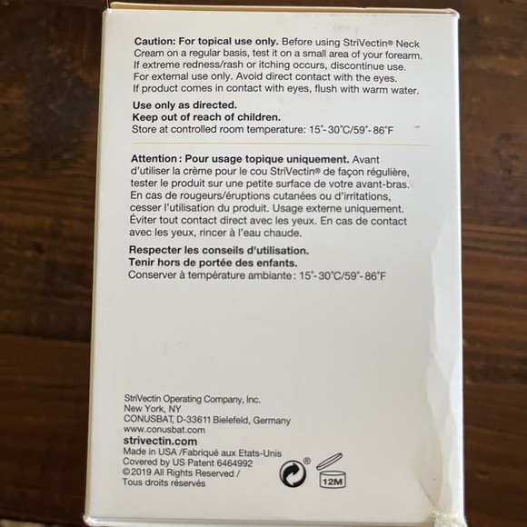 StriVectin neck cream concentrate brand new in box - Picture 2 of 6